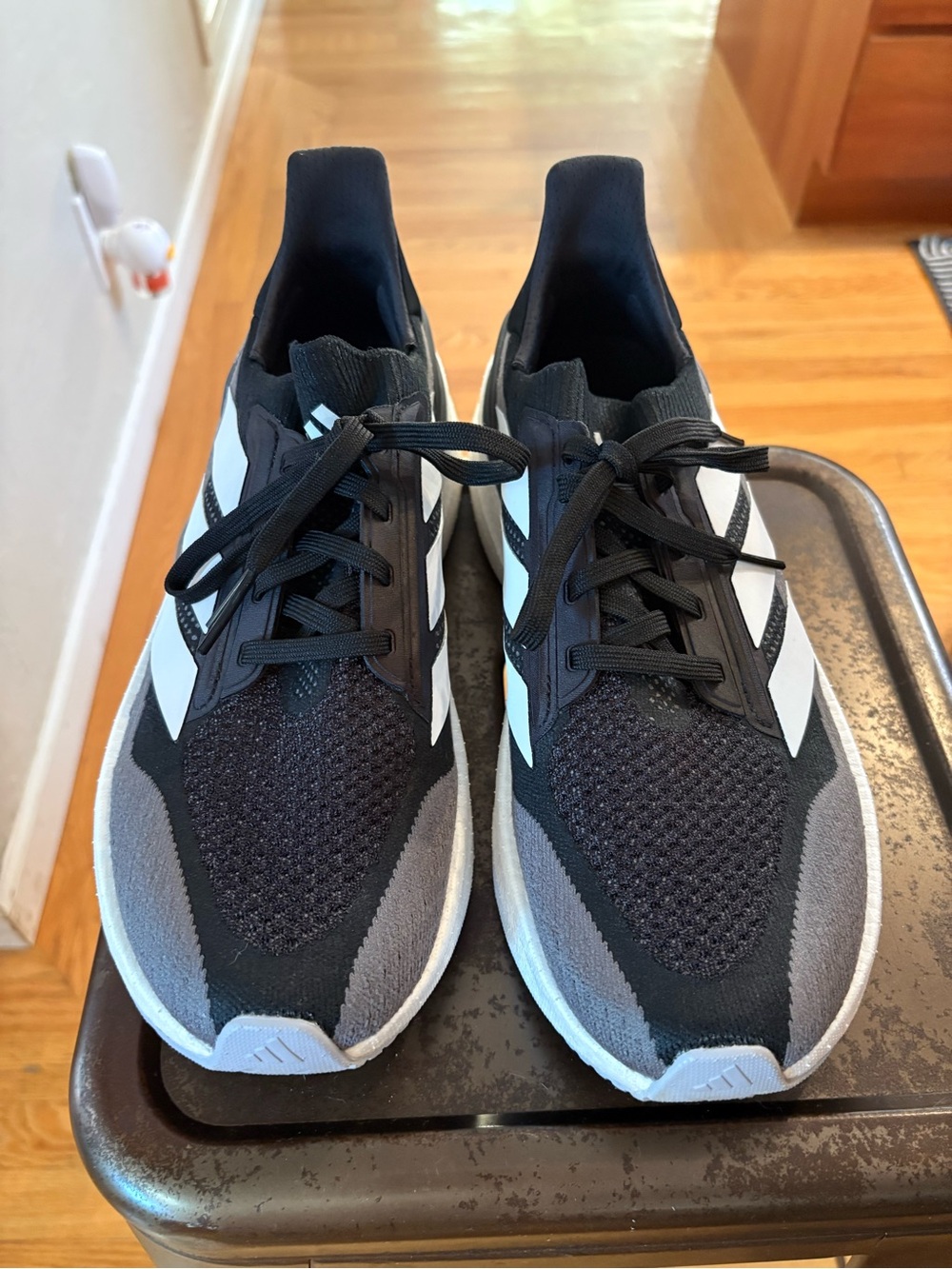 Women's Adidas Ultra Boost 5X Black and Gray Running Shoes - super comfortable!